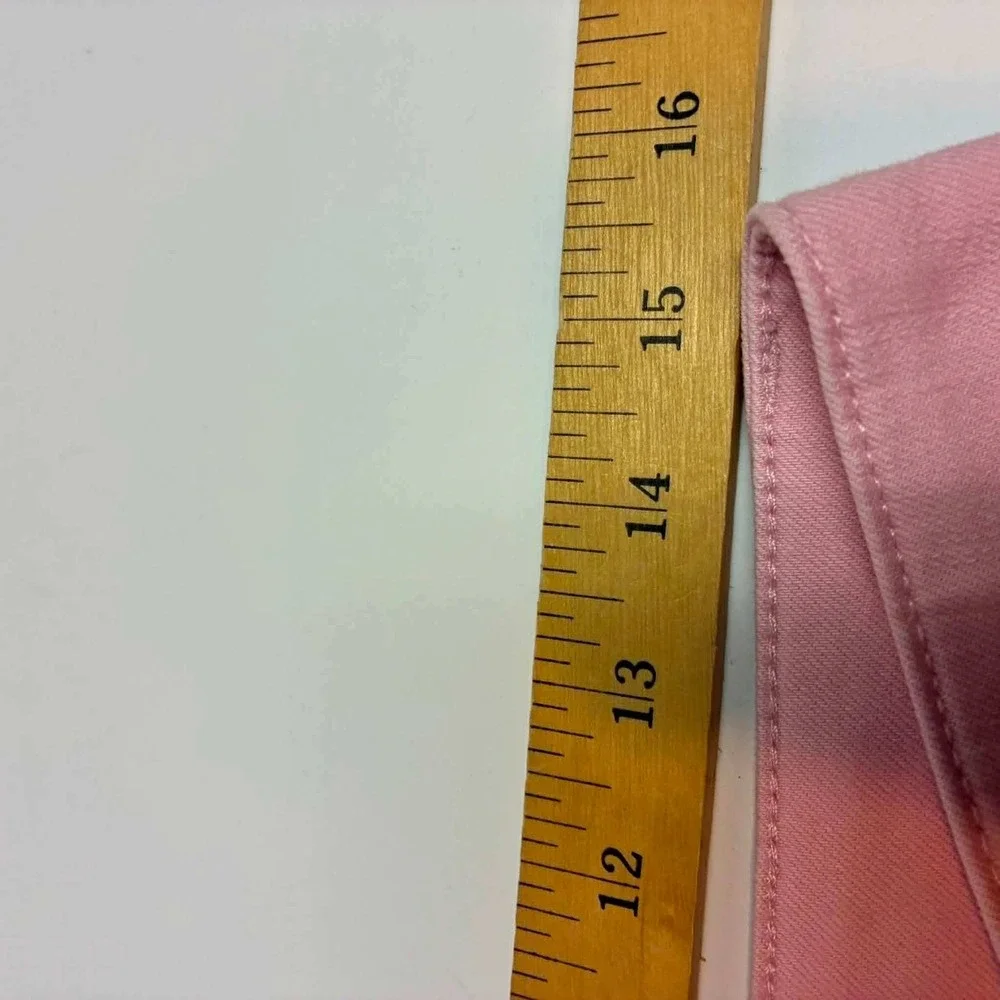 Talbots Flawless Five Pocket Pants Womens Petite Pink Straight Leg PreppyClassic